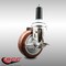 Service Caster 4 Inch 316SS Maroon Polyurethane Swivel 1-1/8 Inch Expanding Stem Caster Brake SCC-SS316EX20S414-PPUB-MRN-TLB-118 - alternate 3